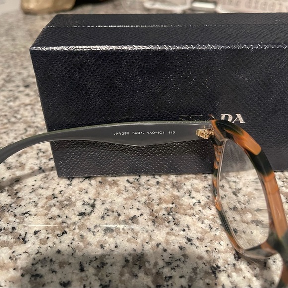 Prada Tortoise Green Eyeglasses - Picture 7 of 8